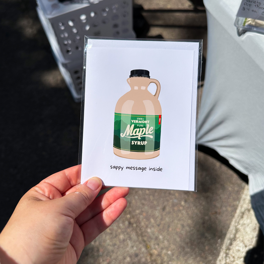 Sappy Message Greeting Card