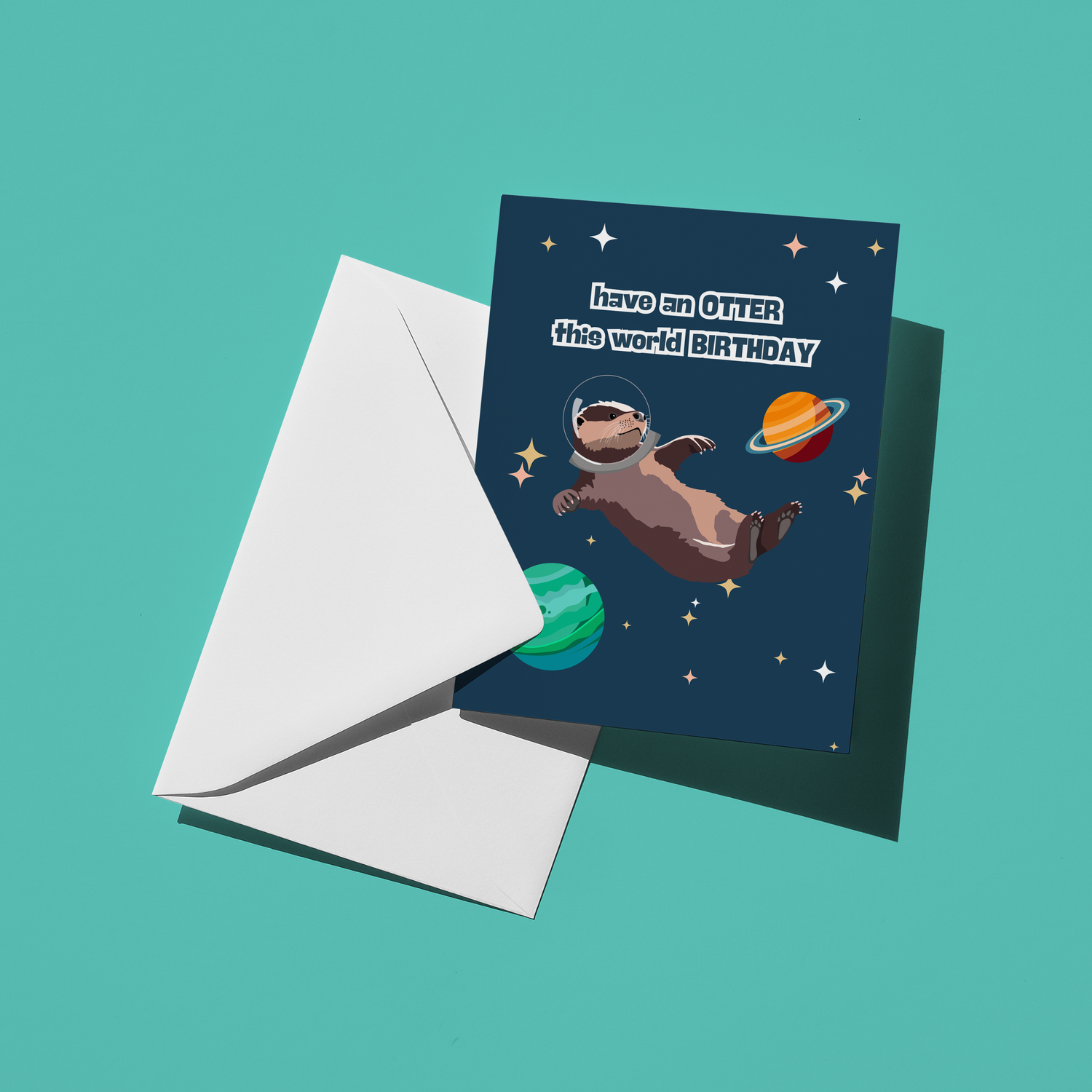 Have an Otter This World Birthday Card