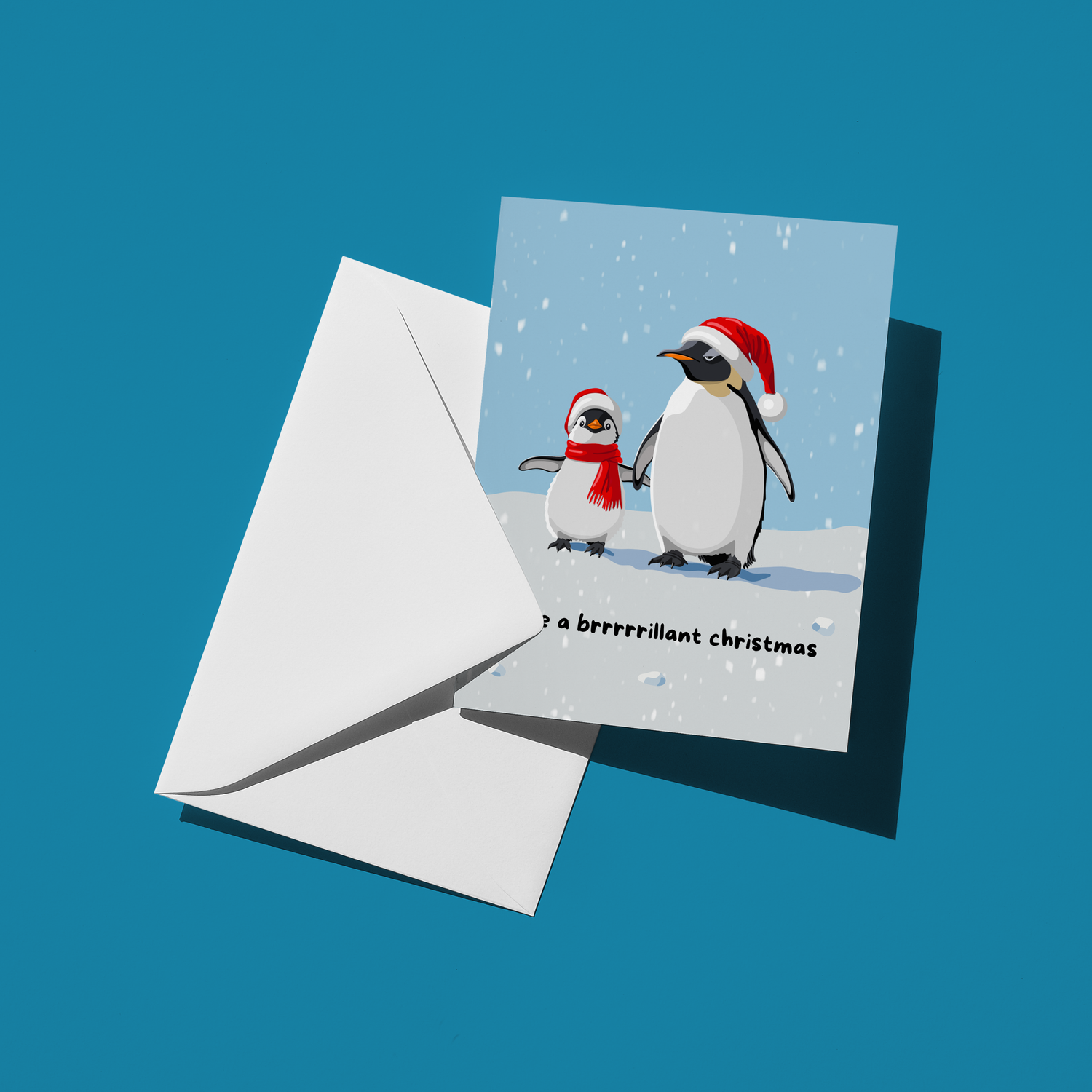 Have a Brrrrrillant Christmas Holiday Card