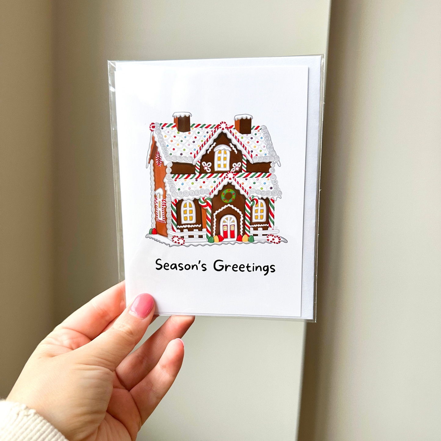 Gingerbread House Holiday Card | Season's Greetings