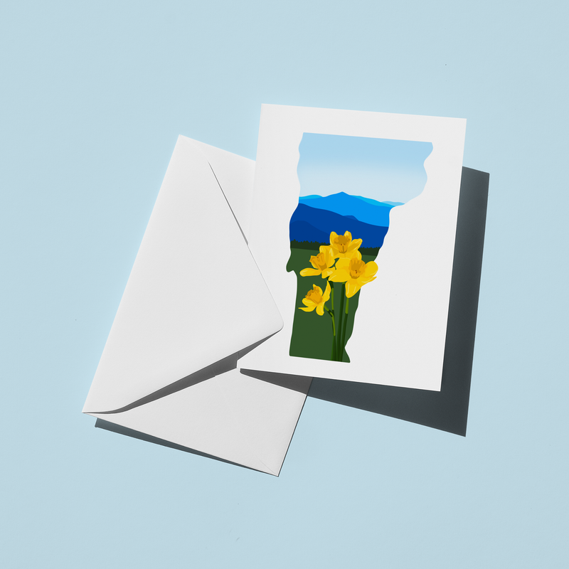Vermont Spring Greeting Card