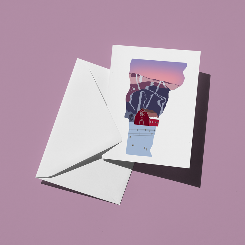 Vermont Winter Greeting Card