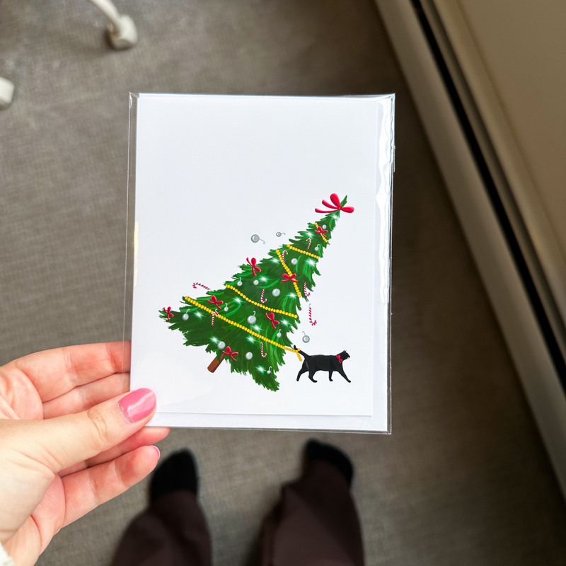 Christmas Cat Holiday Card