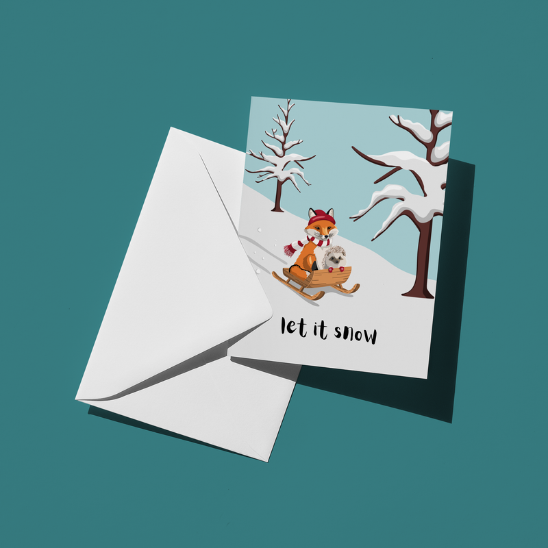 Let it Snow Holiday Card