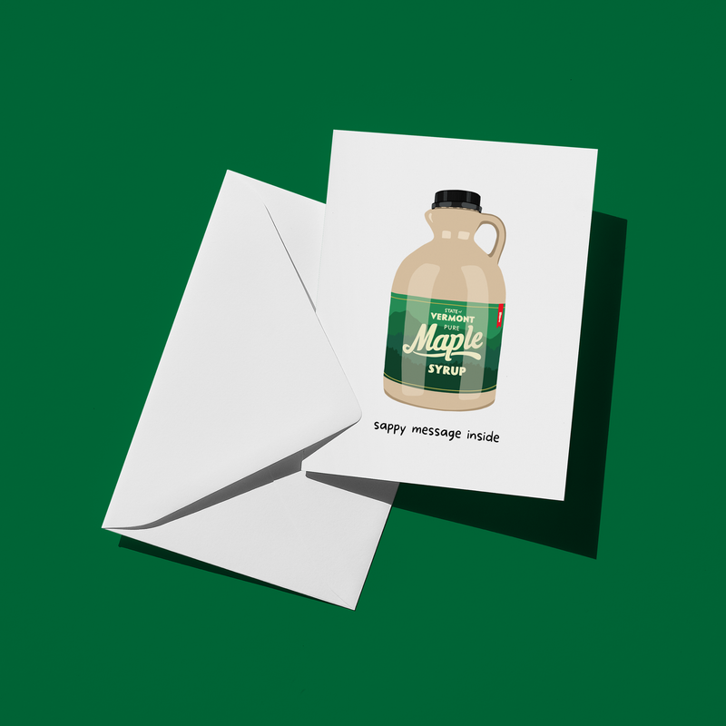 Sappy Message Greeting Card