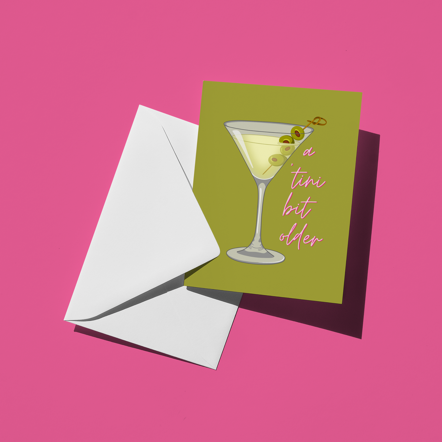 A 'Tini Bit Older Birthday Card