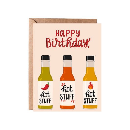 Hot Stuff Birthday Card