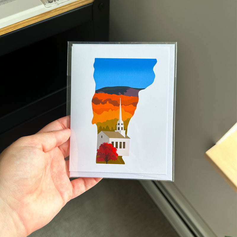 Vermont Fall Greeting Card