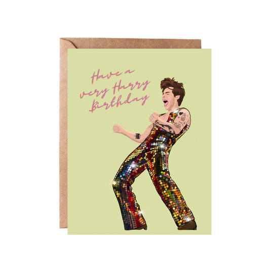 Harry Styles Birthday Card