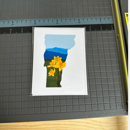 Vermont Spring Greeting Card