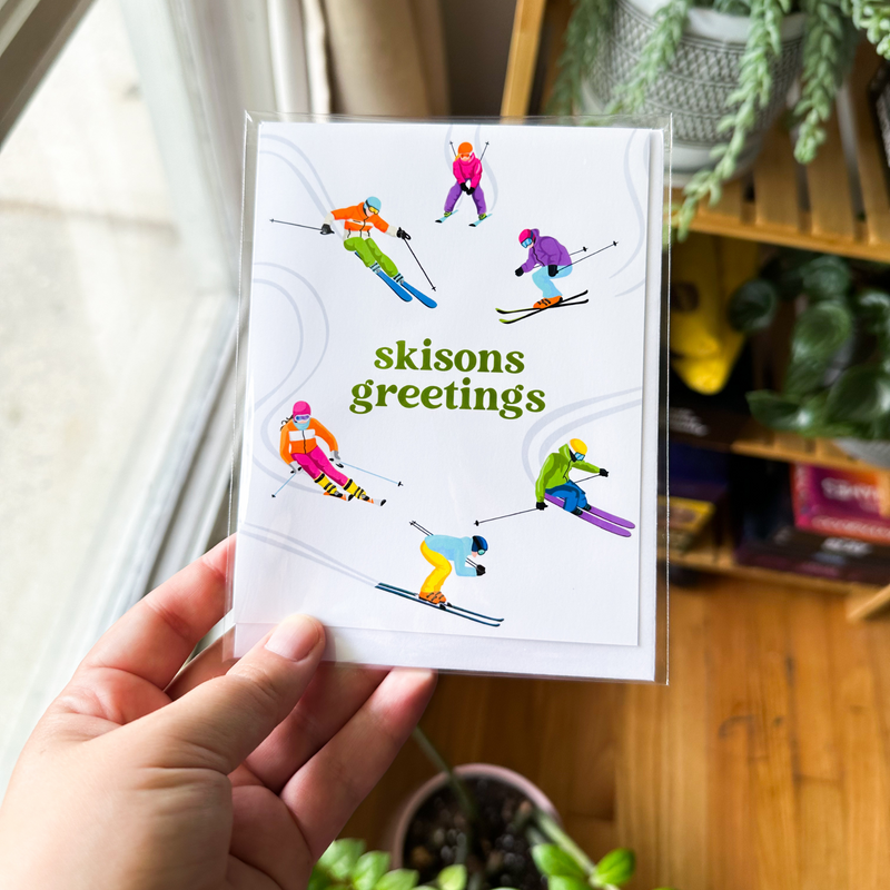Skisons Greetings Holiday Card