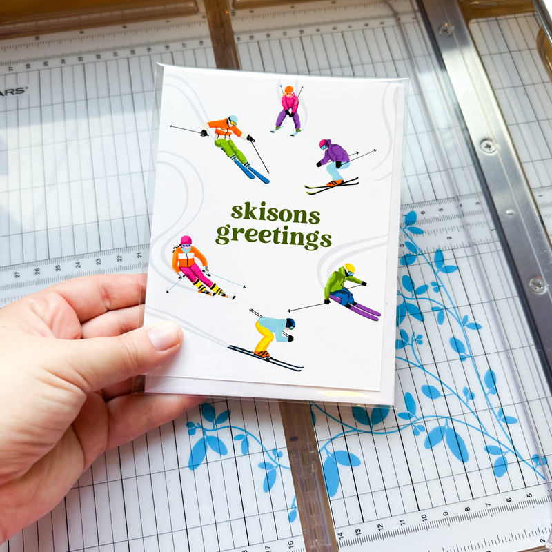 Skisons Greetings Holiday Card