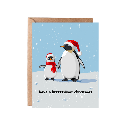 Have a Brrrrrillant Christmas Holiday Card