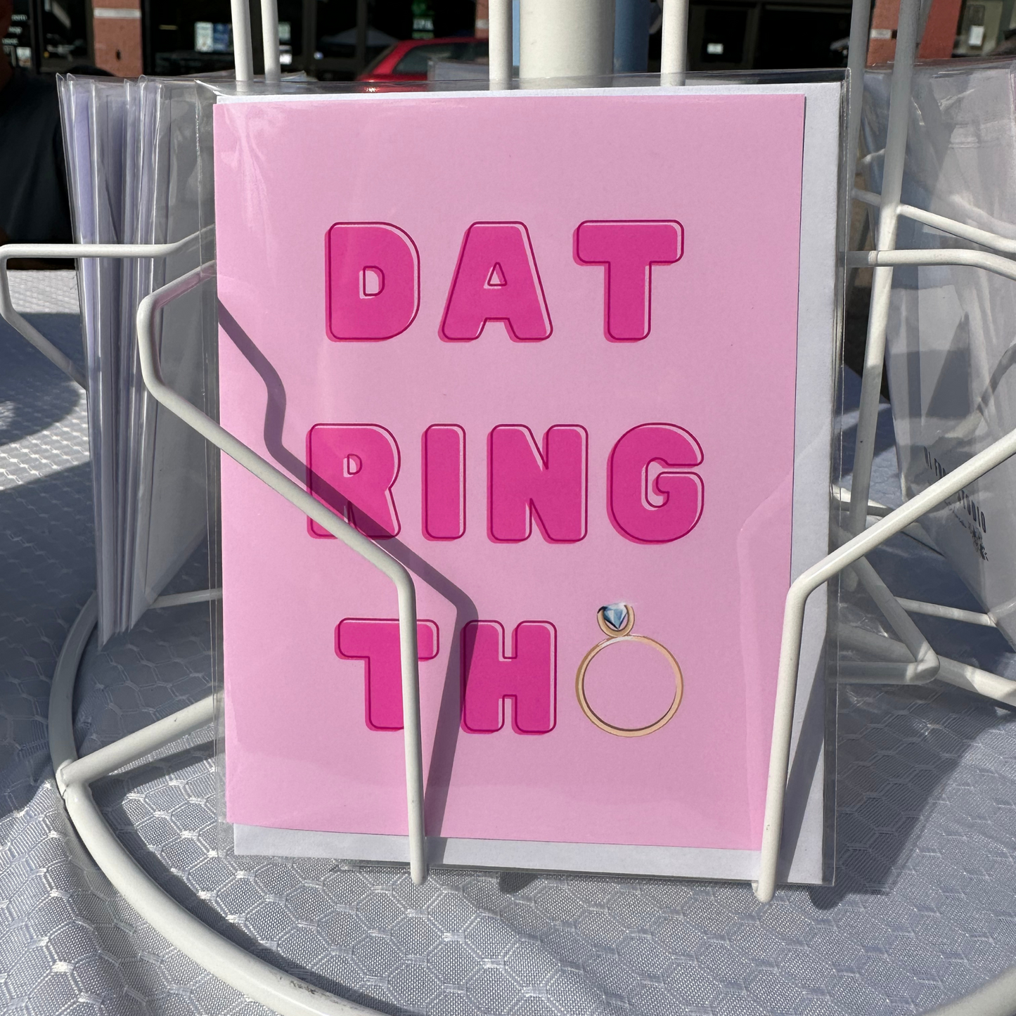 Dat Ring Tho | Funny Engagement Card