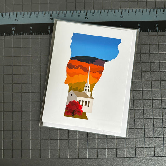 Vermont Fall Greeting Card