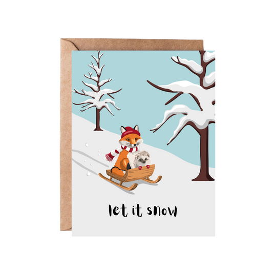 Let it Snow Holiday Card