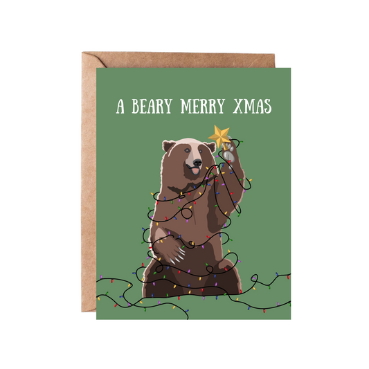 Have a Beary Merry Christmas Holiday Card