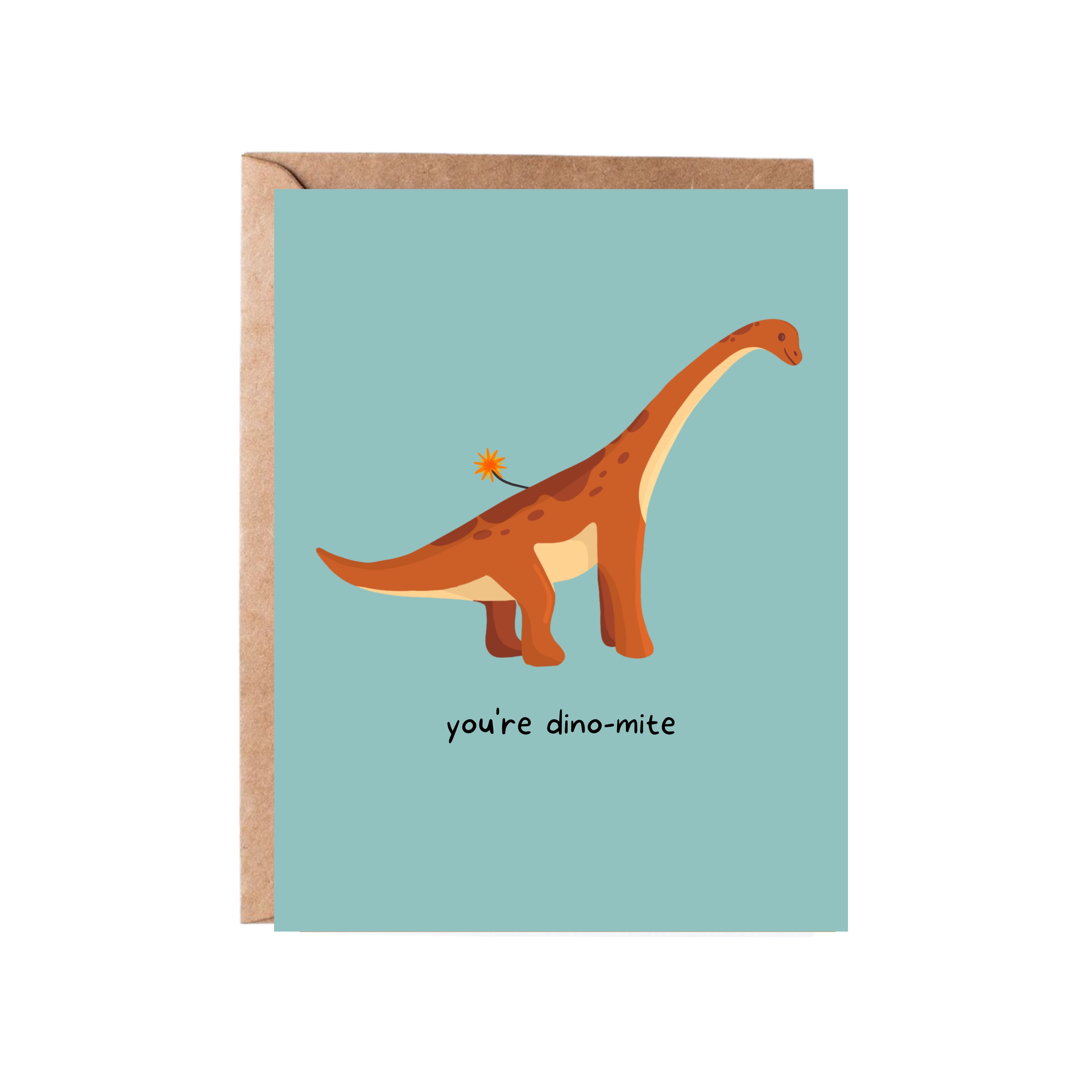 Dinosaur Vinyl Sticker Dino-mite! – TinyBeeCards