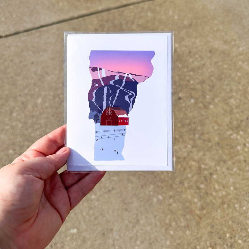 Vermont Winter Greeting Card