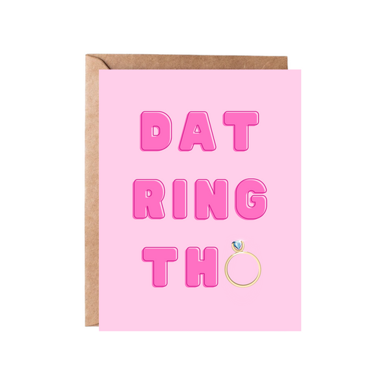 Dat Ring Tho Engagement Card