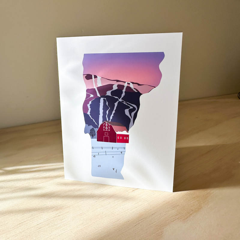 Vermont Winter Greeting Card