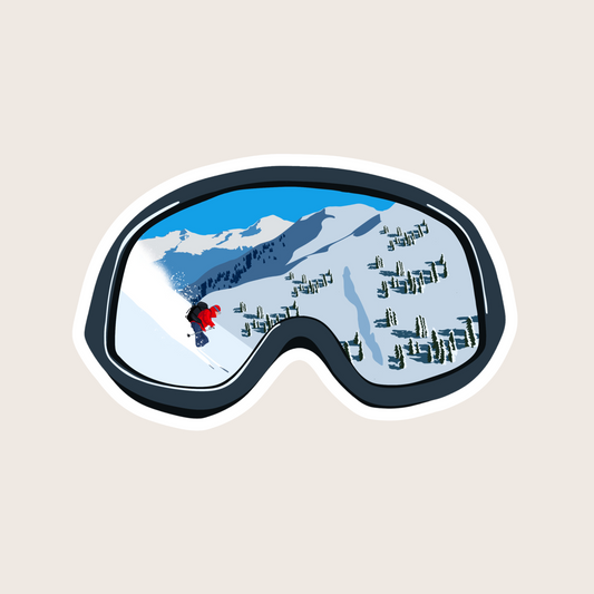 Ski Goggle Sticker