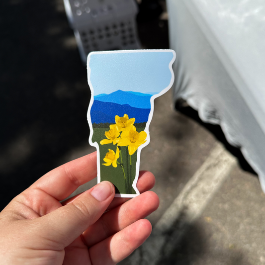 Vermont Spring Sticker