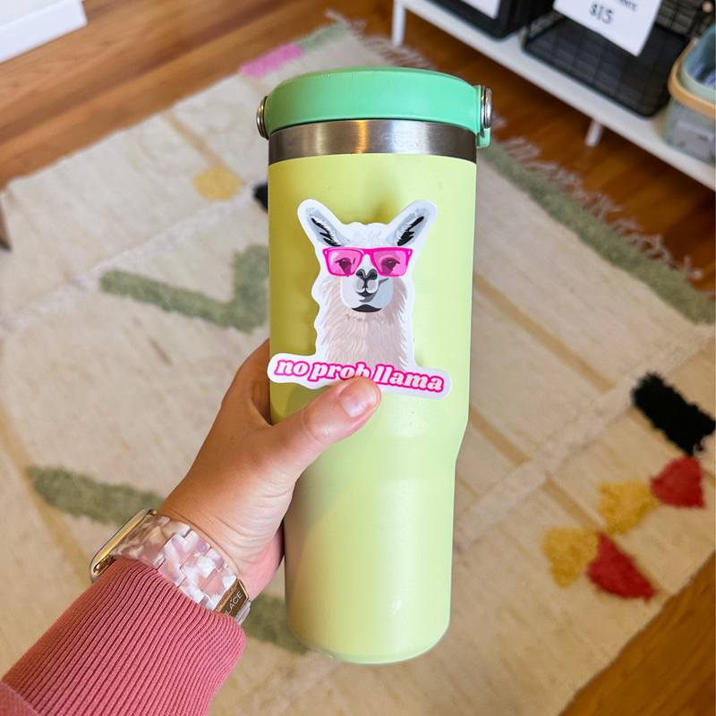 No Probllama Sticker