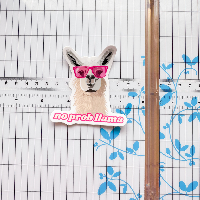 No Probllama Sticker