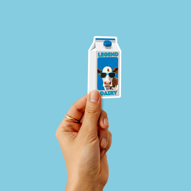 Legend Dairy Cow Sticker