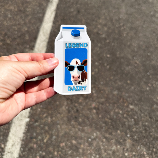 Legend Dairy Cow Sticker