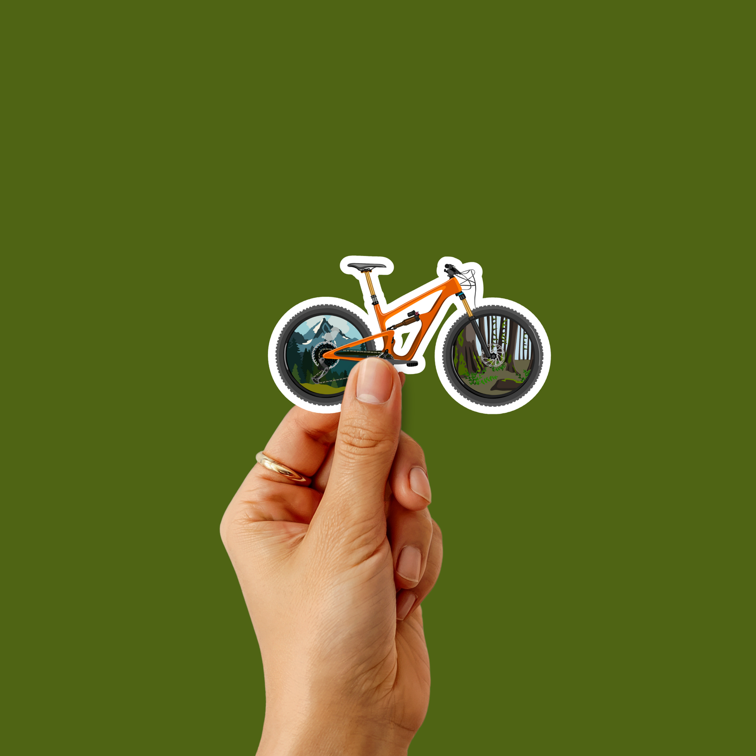 Mountain Bike Sticker