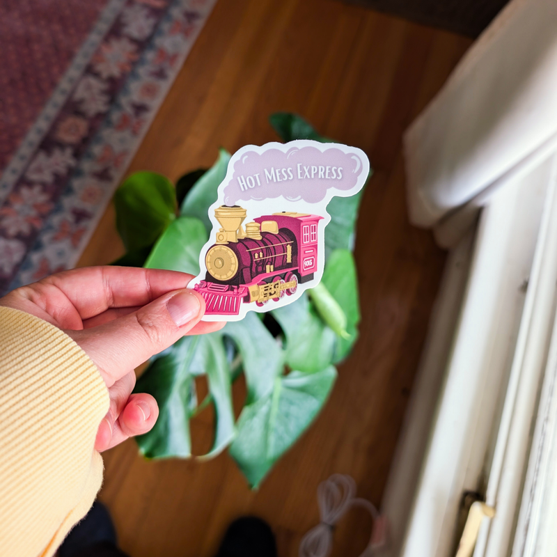 Hot Mess Express Sticker