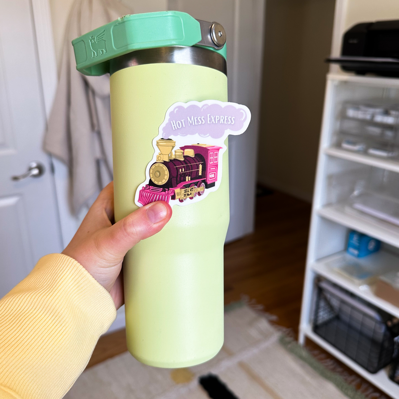 Hot Mess Express Sticker