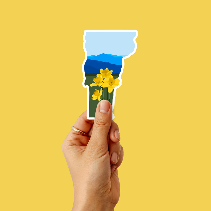 Vermont Spring Sticker