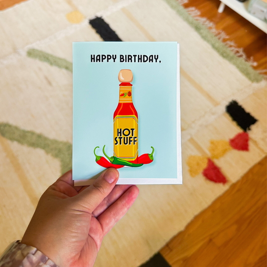 Hot Stuff Birthday Card