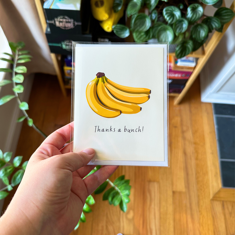 Thanks a Bunch Greeting Card