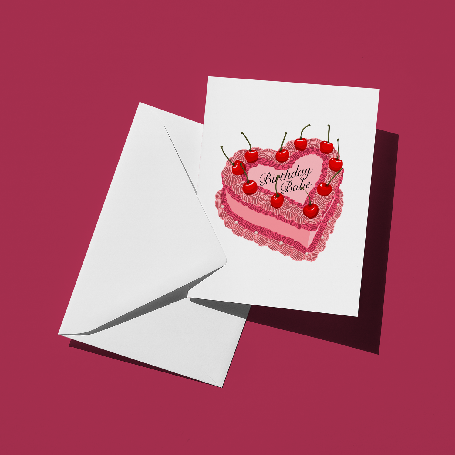 Birthday Babe Greeting Card