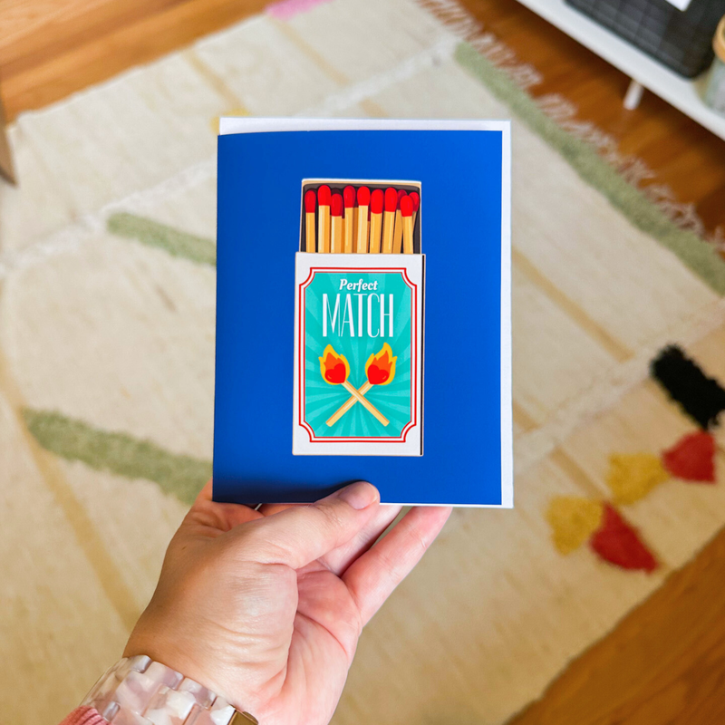 Perfect Match Greeting Card